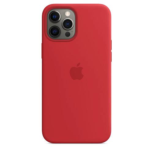 Чехол для смартфона Apple MagSafe для iPhone 12 Pro Max, силикон, красный (PRODUCT)RED